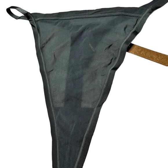 NWT Skims Summer Mesh Mid Rise Thong in Deep Sea Women’s 3X - Picture 3 of 6